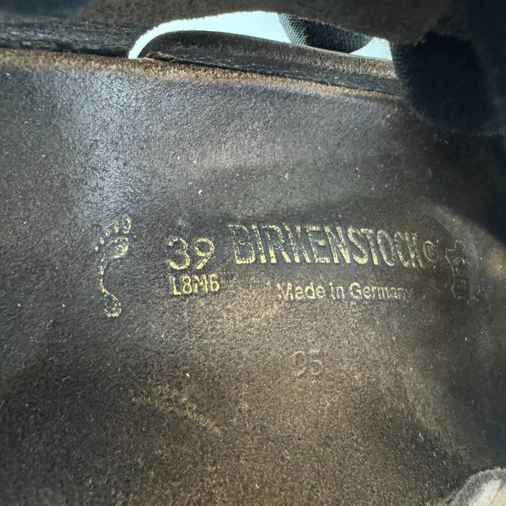 Birkenstock Bonn Nubuck Leather Sandals, Size 39 - Picture 13 of 14